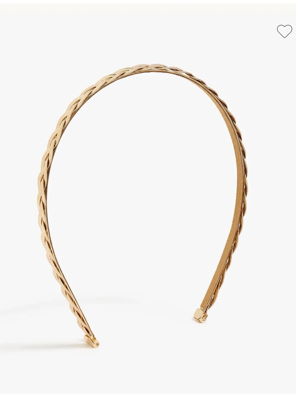 Jcrew Braided Gold Headband for Women